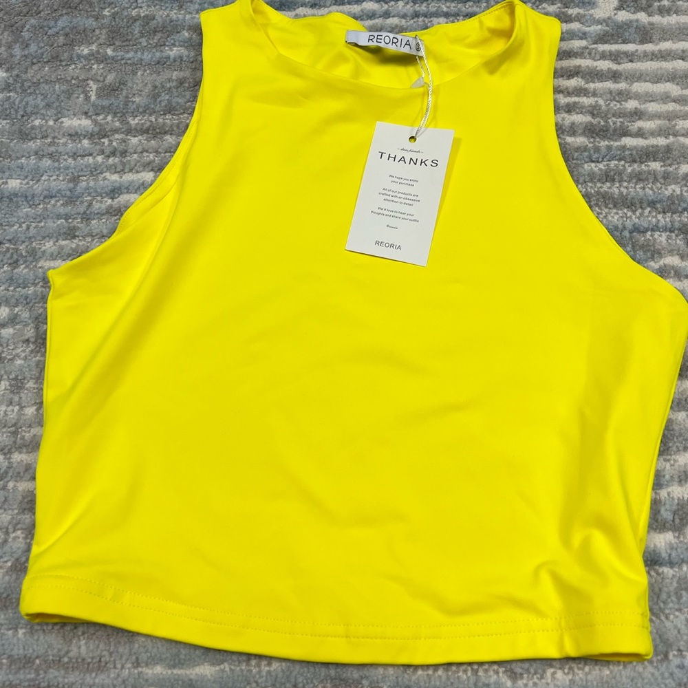 Brand New Never Worn Thick Crop Top